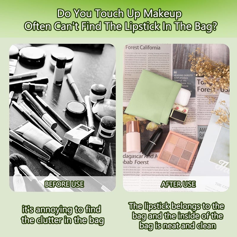 BUSOHA 6 PCS Small Makeup Bag for Purse, Mini Portable Cosmetic Bags for Women, Coin Purse Lipstick Cosmetic Accessories Organizer, Small Travel Kit Storage Pouch - Image 4